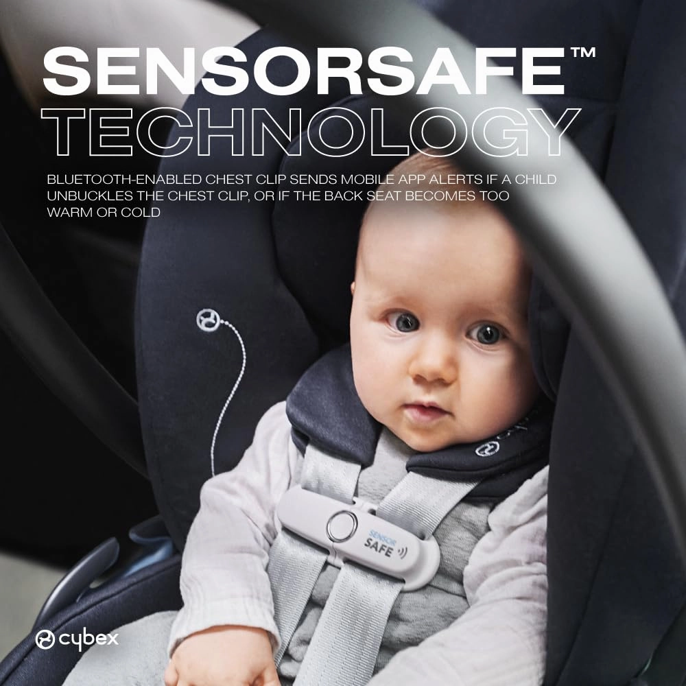 Cybex Cloud G Lux Comfort Extend Infant Car Seat with Anti-Rebound Base, Load Leg, Linear Side Impact Protection, Latch Install, Ergonomic Full Recline, Extended Leg Rest, Beach Blue