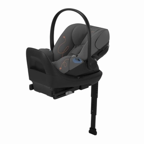 Cybex Cloud G Lux Comfort Extend Infant Car Seat with Anti-Rebound Base, Load Leg, Linear Side Impact Protection, Latch Install, Ergonomic Full Recline, Extended Leg Rest, Lava Grey