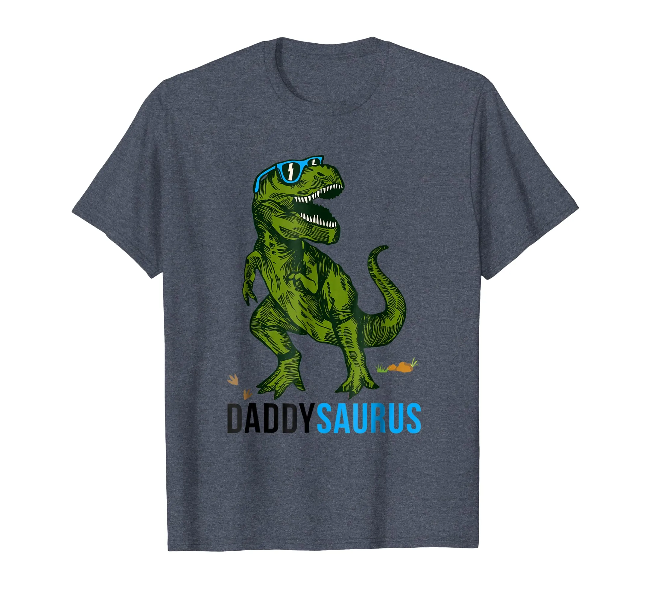 Daddysaurus T Shirt T Rex Daddy Saurus-Dad Fathers Day Gift