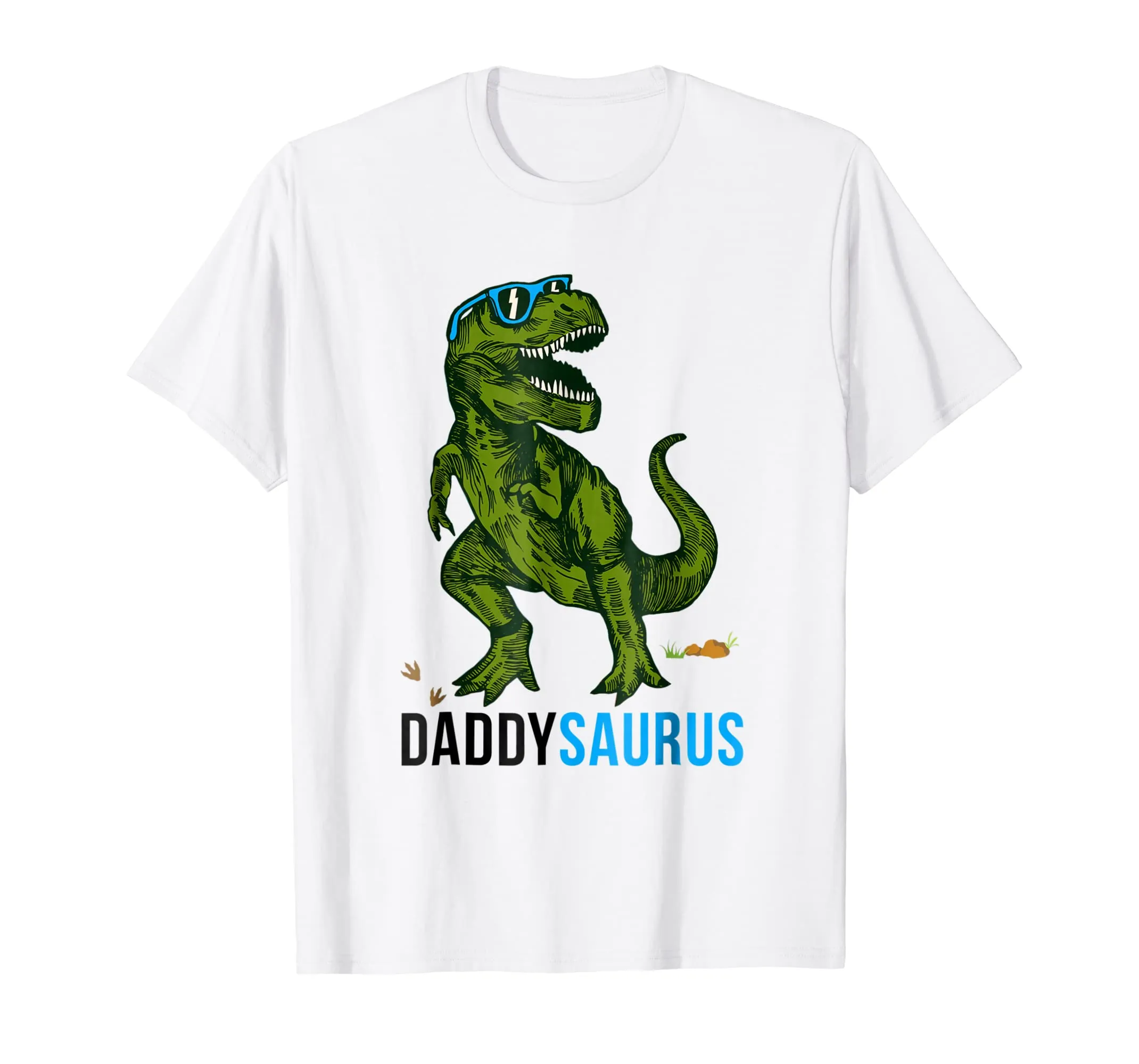 Daddysaurus T Shirt T Rex Daddy Saurus-Dad Fathers Day Gift
