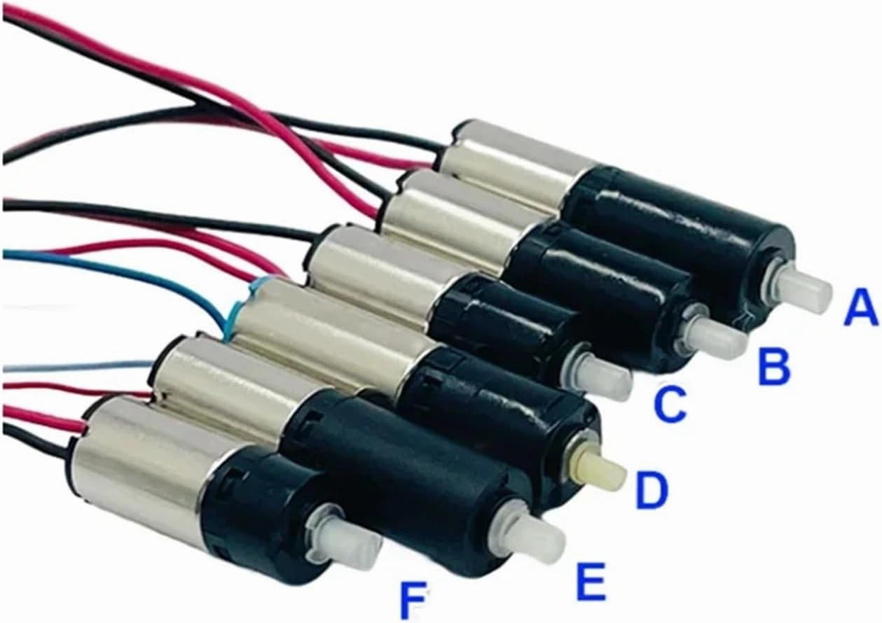 DC 3V 3.7V 46RPM-6400RPM Tiny Mini 6mm Planetary Gearbox Corless Gear Motor Engine DIY Toy Robot Fingerprint Electric Lock(C 1200rpm)