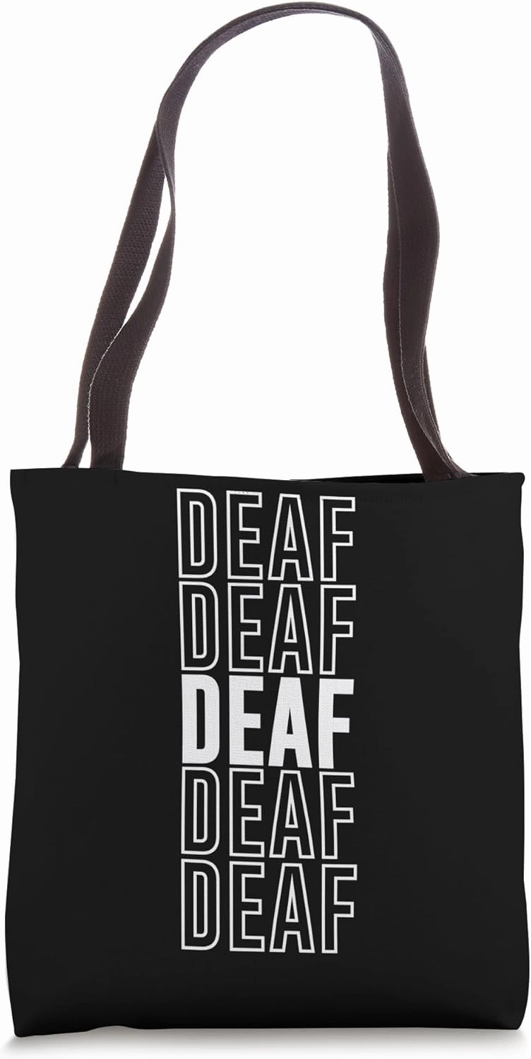 Deaf Tote Bag