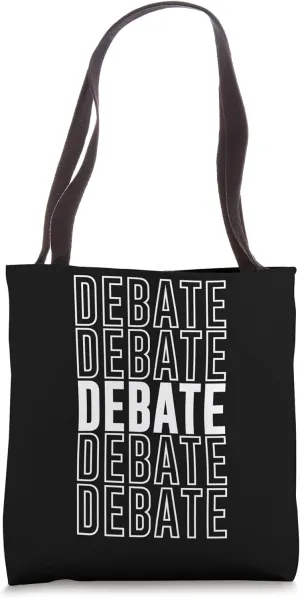 Debate Tote Bag
