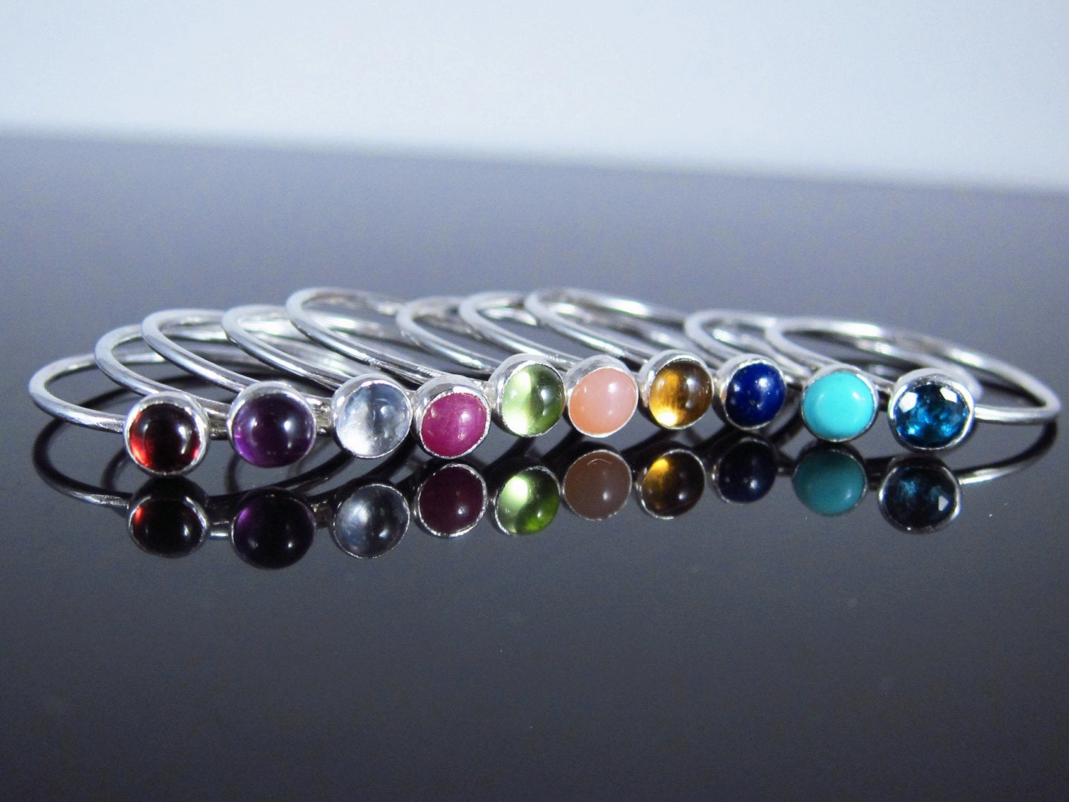 December Birthstone Ring Turquoise-Sterling Silver