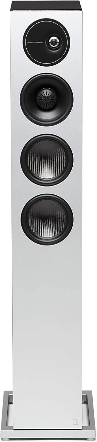 Definitive Technology D15 Demand Series Modern High-Performance 3-Way Tower Speaker (Right-Channel) - Single, Black | Dual 8” Passive Bass Radiators