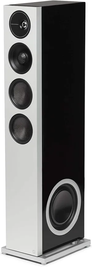 Definitive Technology D15 Demand Series Modern High-Performance 3-Way Tower Speaker (Right-Channel) - Single, Black | Dual 8” Passive Bass Radiators