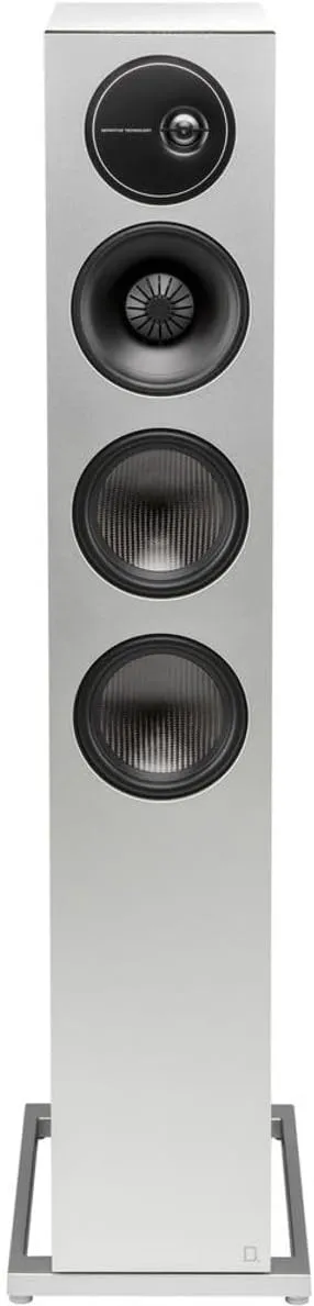 Definitive Technology D17 Demand Series Modern High-Performance 3-Way Tower Speaker (Right-Channel) - Single, White | Dual 10” Passive Bass Radiators
