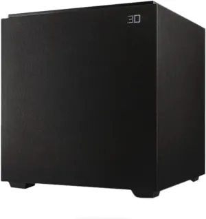 Definitive Technology Descend DN12 12" Subwoofer (2021 Model) - Optimized for Movies and Music, New 3XR Architecture, 1500W Peak Class H Amplifier & (2) Pressure-Coupled 12" Bass Radiators, Black