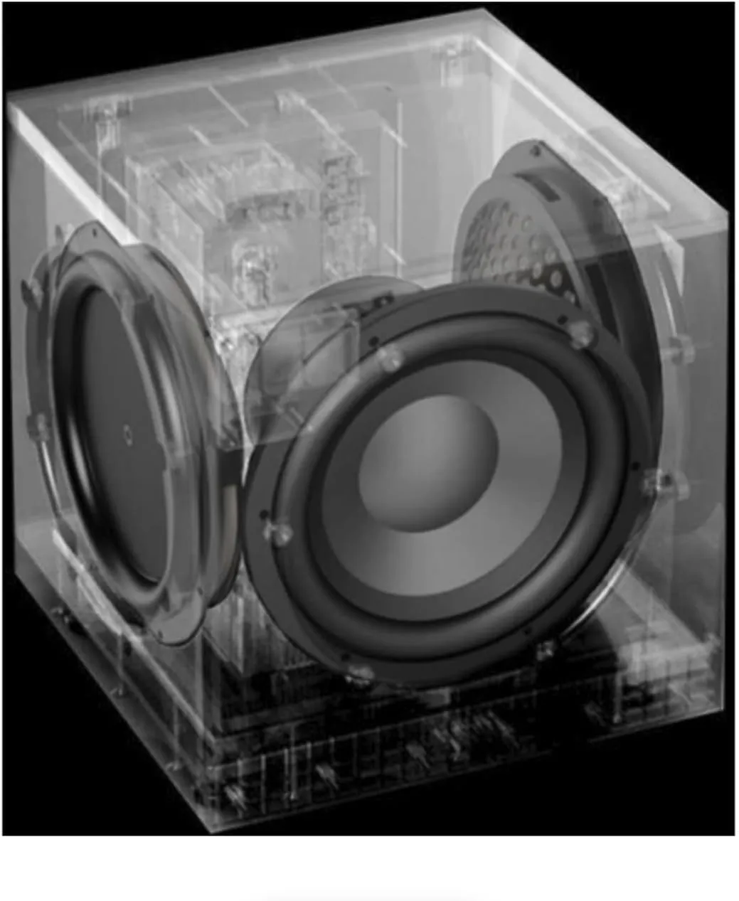 Definitive Technology Descend DN12 12" Subwoofer (2021 Model) - Optimized for Movies and Music, New 3XR Architecture, 1500W Peak Class H Amplifier & (2) Pressure-Coupled 12" Bass Radiators, Black