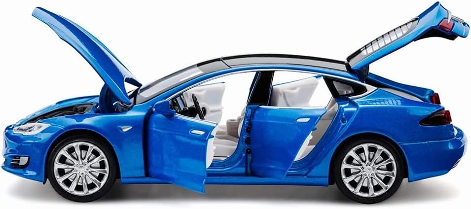 Diecast Car Model S 1/32 Scale Alloy Model S Toy Car Pull Back Car Vehicles Toy with Lights and Sound Mini Collectible Model S Play Toy for 3   Years Old Toddlers Kids Gift