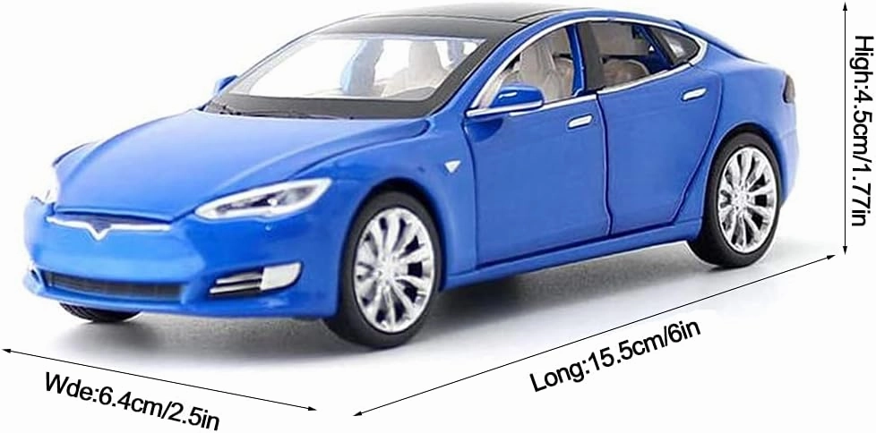 Diecast Car Model S 1/32 Scale Alloy Model S Toy Car Pull Back Car Vehicles Toy with Lights and Sound Mini Collectible Model S Play Toy for 3   Years Old Toddlers Kids Gift