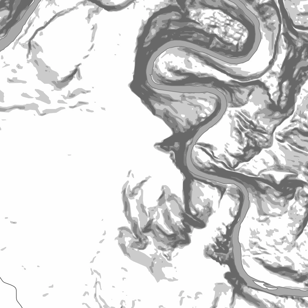 Dinosaur - National Monument Map Print in Classic