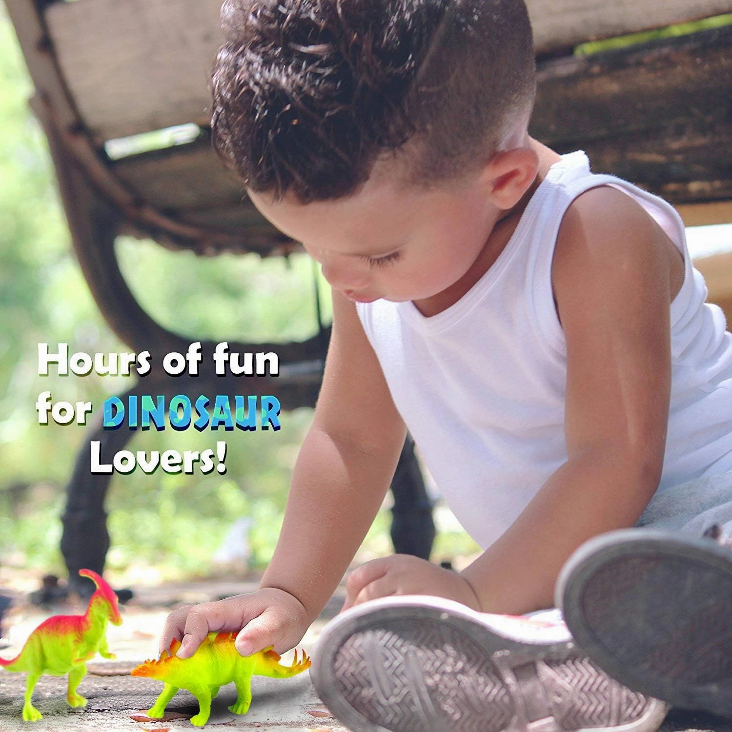 Dinosaur Figures for Toddlers Kids Toys 7 inch Jumbo Figure Educational Mini Small Kimicare Animal Toy,Cake Decoration Dinosaur Girls Boys Gift Party Supplies