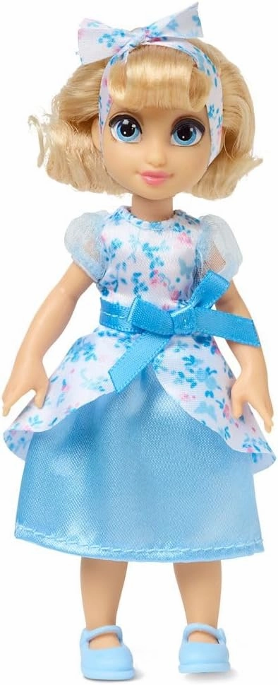 Disney Store Official Cinderella Once Upon a Story Mini Doll Playset, 5 Inch Princess Dolls, Girl Toys, 4 Year Old Girl Birthday Gifts