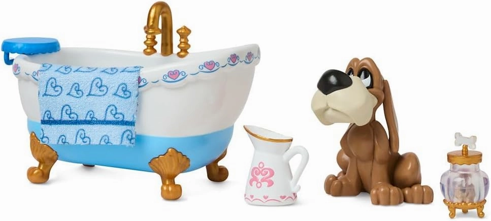 Disney Store Official Cinderella Once Upon a Story Mini Doll Playset, 5 Inch Princess Dolls, Girl Toys, 4 Year Old Girl Birthday Gifts