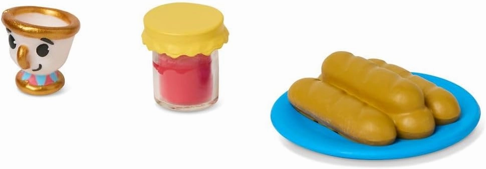 Disney Store Official Princess Belle Beauty and The Beast 5 Inch Doll Playset, Girl Toys, 4 Year Old Girl Birthday Gifts