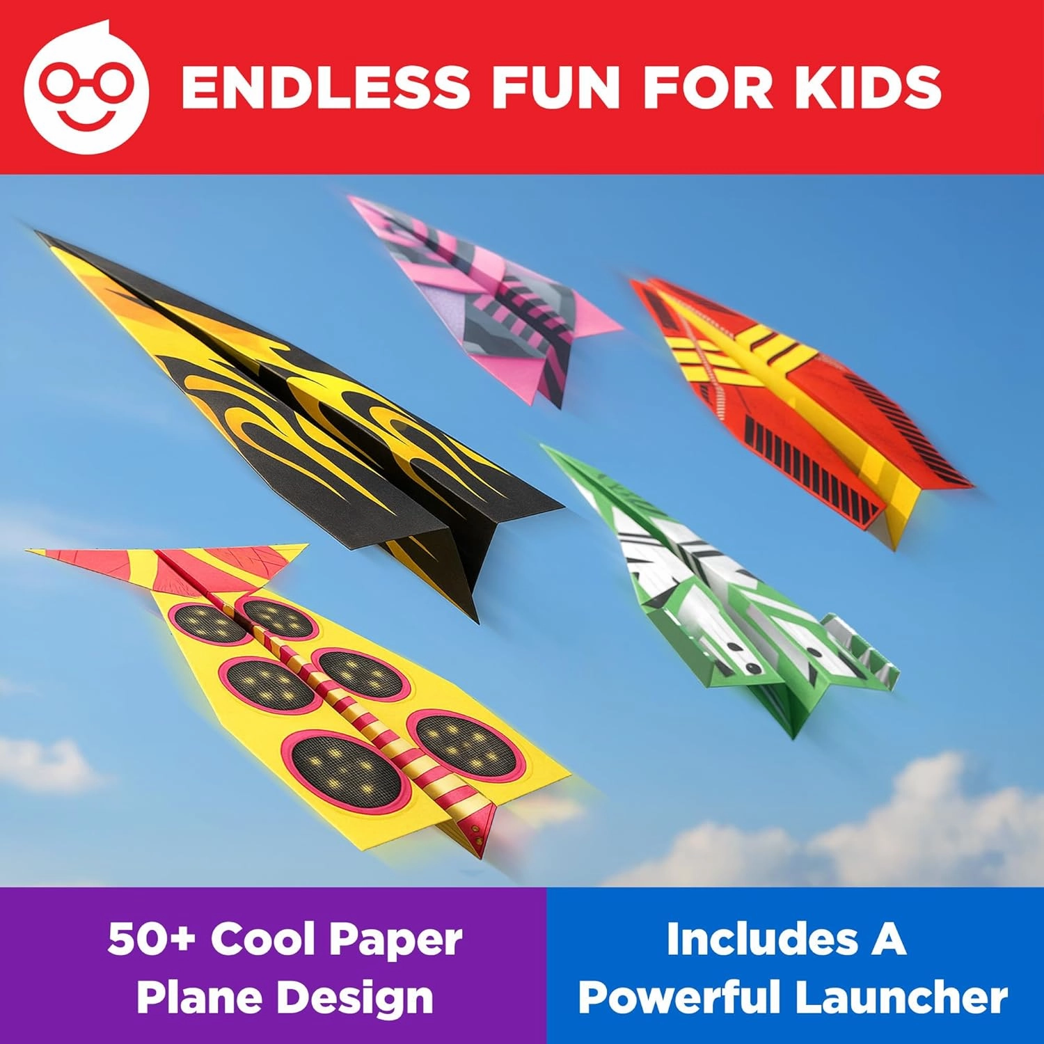 Doctor Jupiter Paper Airplane Book Kit for Kids Ages 6  | Birthday Gift Ideas for 6-7-8-9-10-11-12 Year Old Boys & Girls | Learning & Educational STEM Toy with 50 Paper Airplanes and Launcher