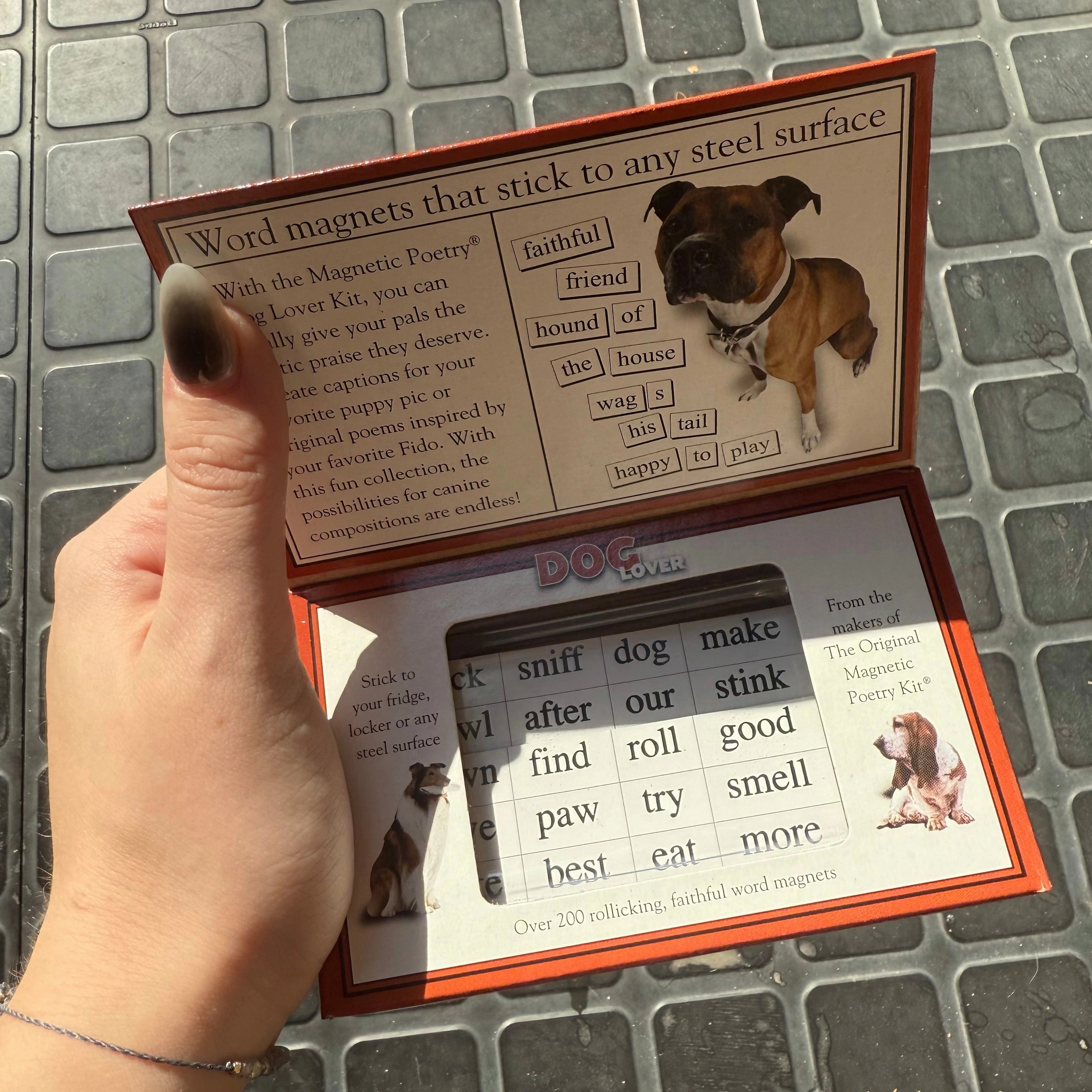 Dog Lover Magnetic Poetry Kit