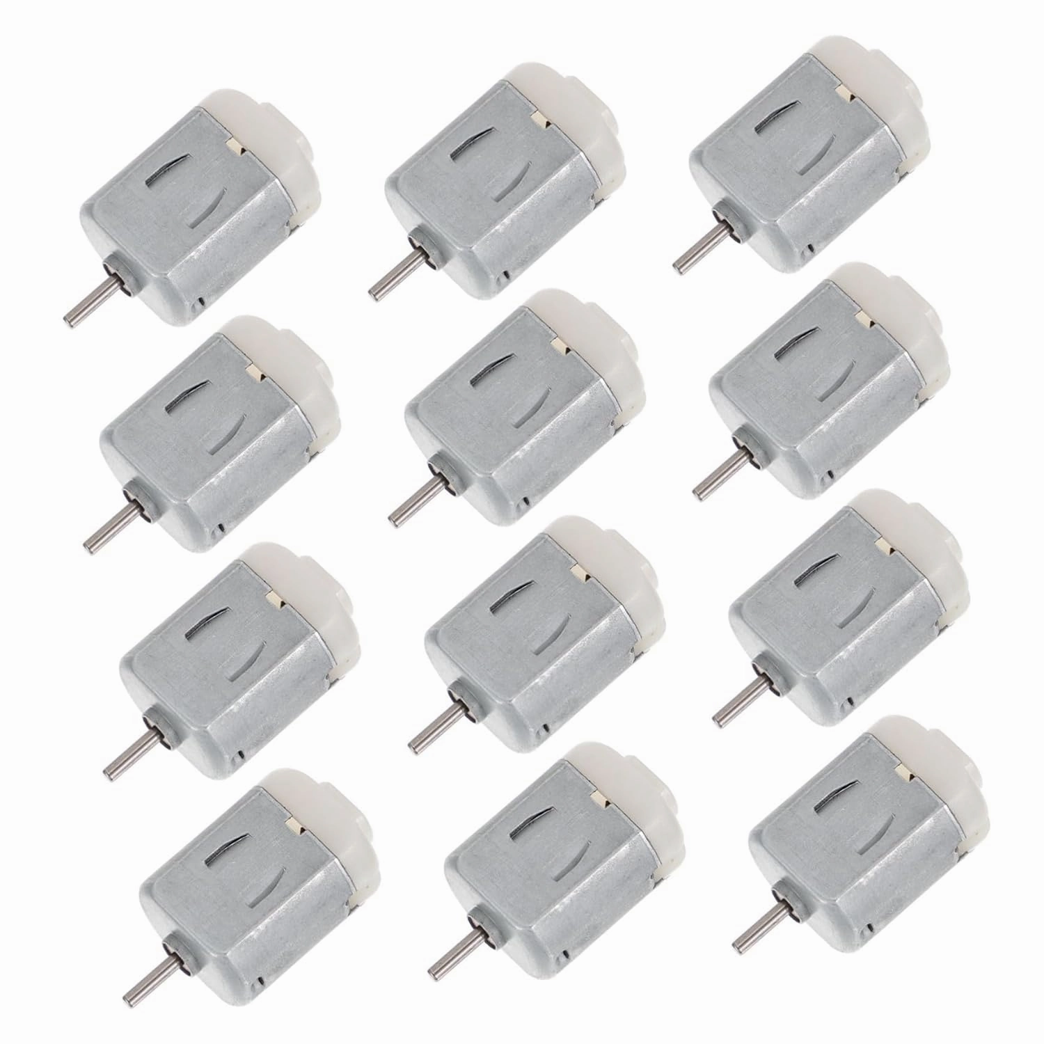 DOITOOL 2sets Mini Motor Dc Micro Motor for Boys and Girls Aluminum Alloy 12v Suitable for Mini Fan Toy Car 12pcs*2