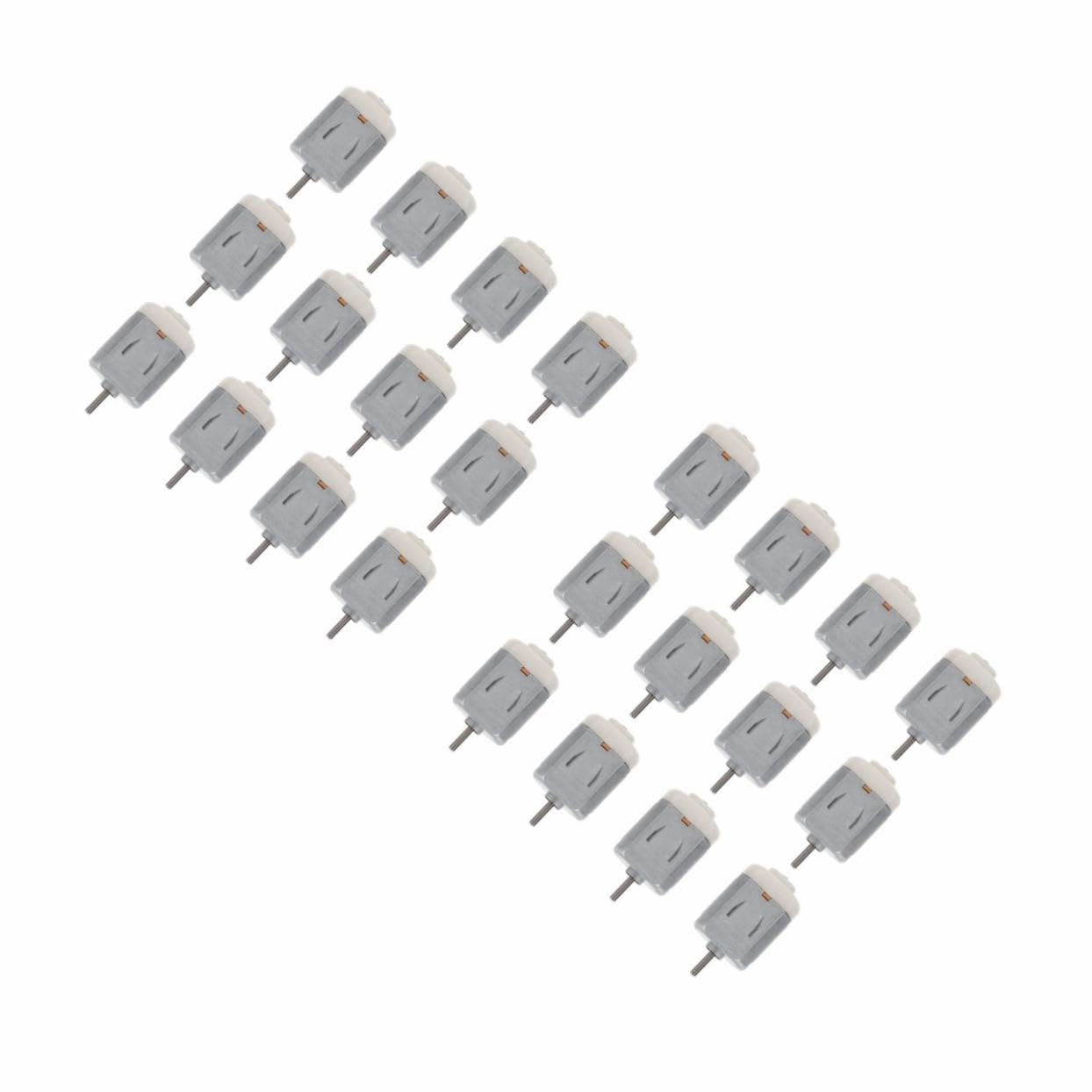 DOITOOL 2sets Mini Motor Dc Micro Motor for Boys and Girls Aluminum Alloy 12v Suitable for Mini Fan Toy Car 12pcs*2