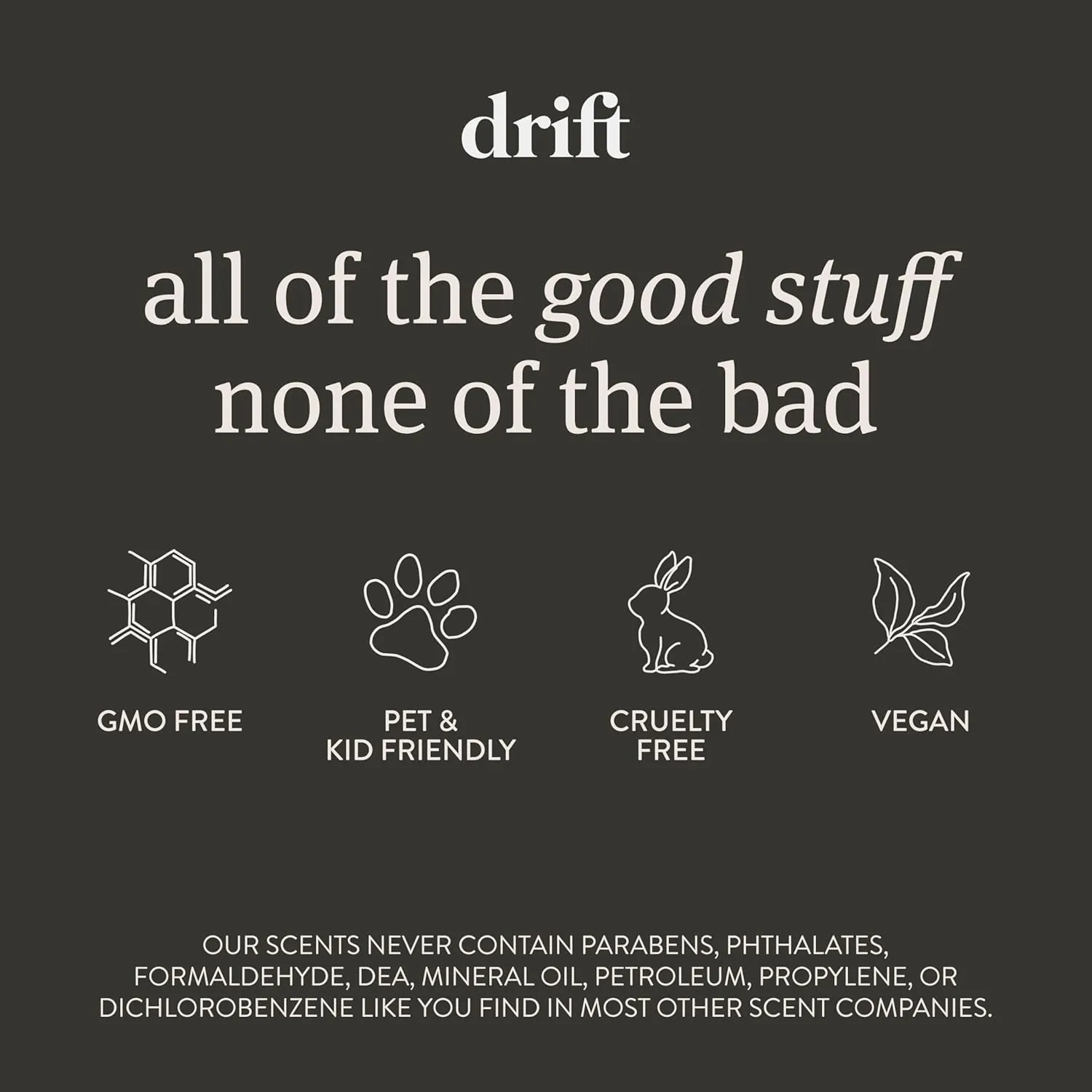 Drift Car Air Freshener - Wood Fragrance - Automotive Odor Eliminator - Long Lasting Scent - Teak Scent Refill - Pack of 3 - NO CLIP INCLUDED