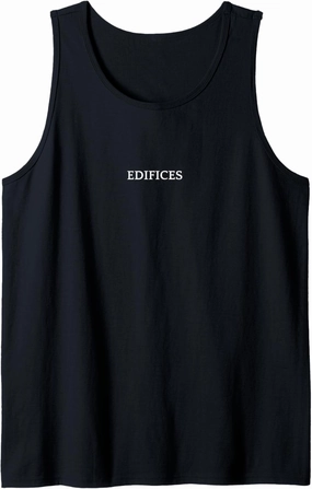 EDIFICES English Word Apparel Tank Top
