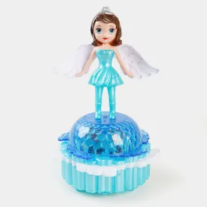 Electric Rotating Princess Dance With Light Music For Kids