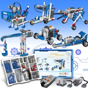 Erector Set Stem Toys,6 Different Shapes in Total Construction Toys,Educational Construction Learning Toys for Boys & Girls,with Electric Power Motor Children's Toys,307PCS