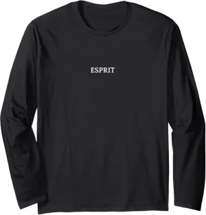ESPRIT English Word Apparel Long Sleeve T-Shirt