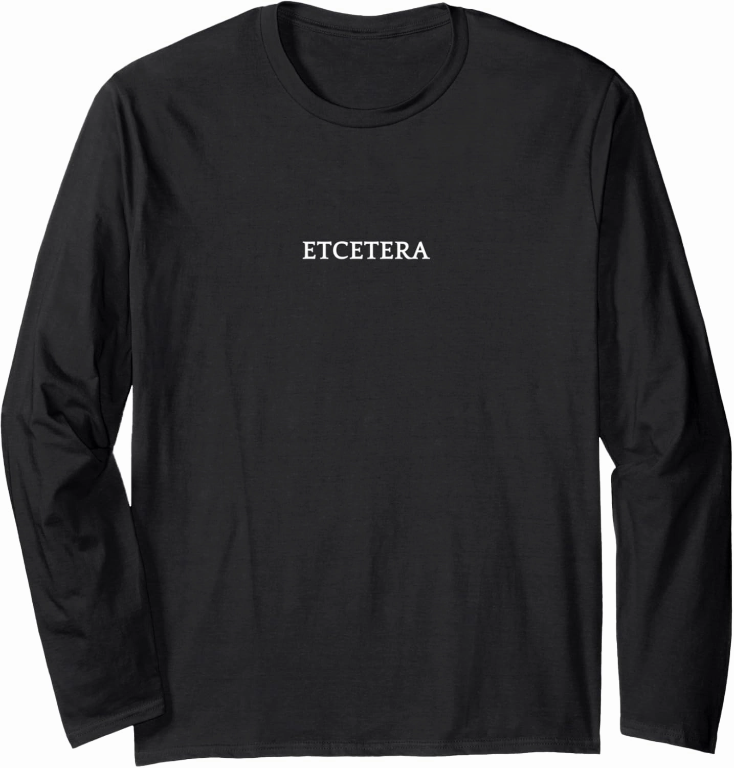 ETCETERA English Word Apparel Long Sleeve T-Shirt
