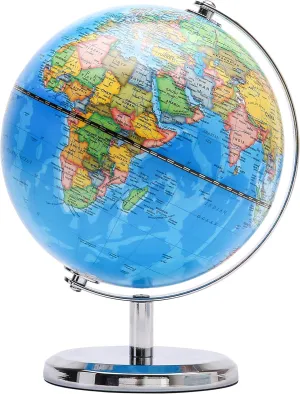 Exerz World Globe Dia 5.5-inch (14cm)- Mini Globe Political Map - Educational/Geographic