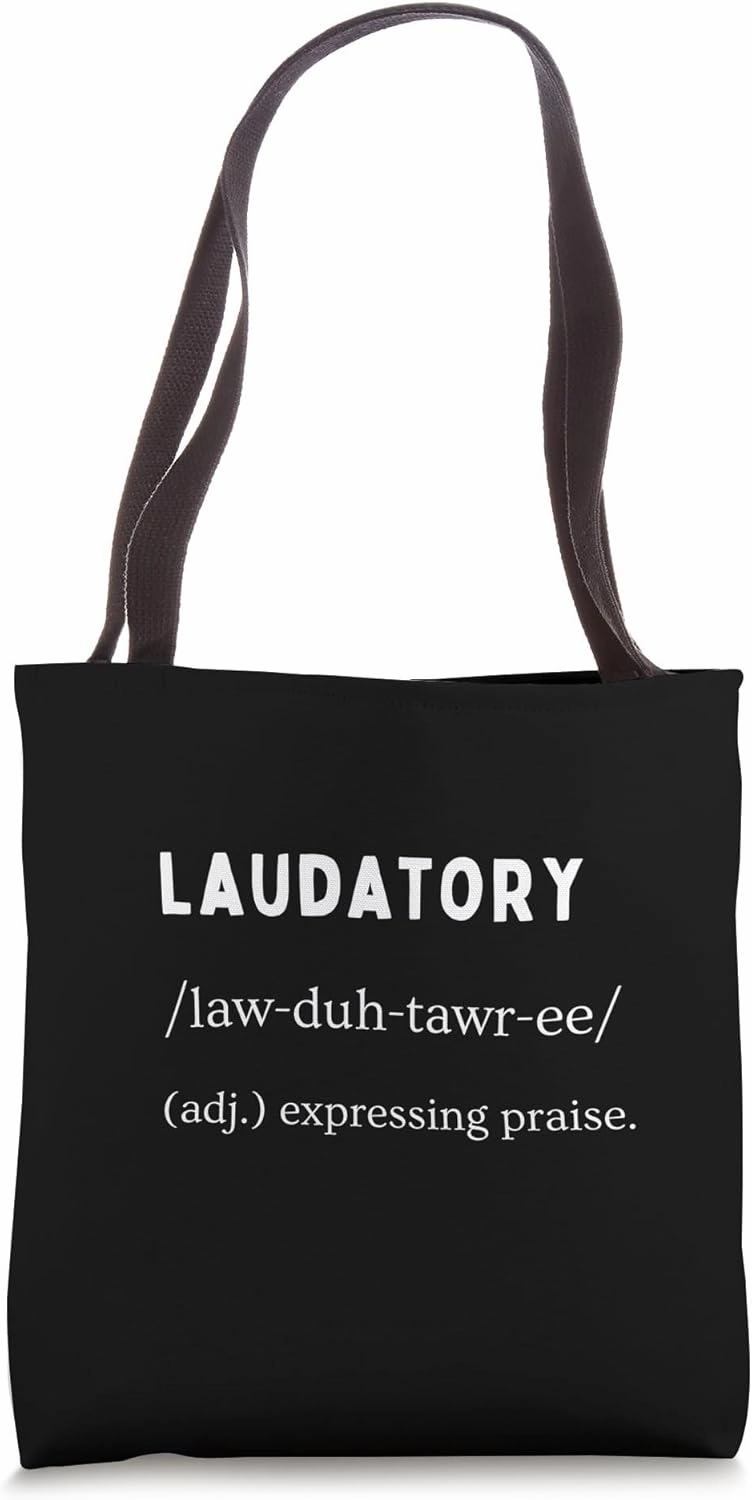Exquisite Definition Elegant Vocabulary Word Product Tote Bag