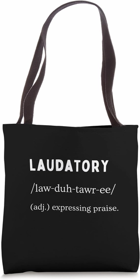 Exquisite Definition Elegant Vocabulary Word Product Tote Bag