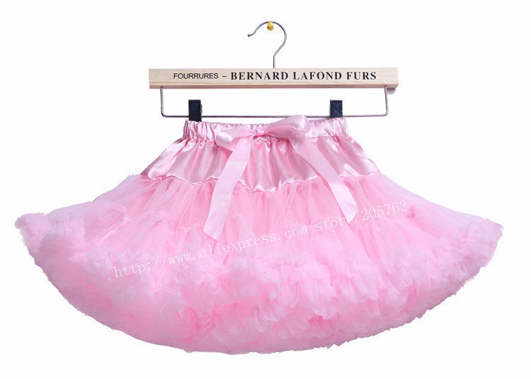 fashion Fluffy Women Pettiskirt Tutu Teenage Girl Adult Women Tutu dance wear party fluffy skirt 15 colors
