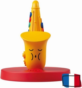 Figure with sound – to the rhythm of jazz – toys, educational content for children aged 0-3 years, French version