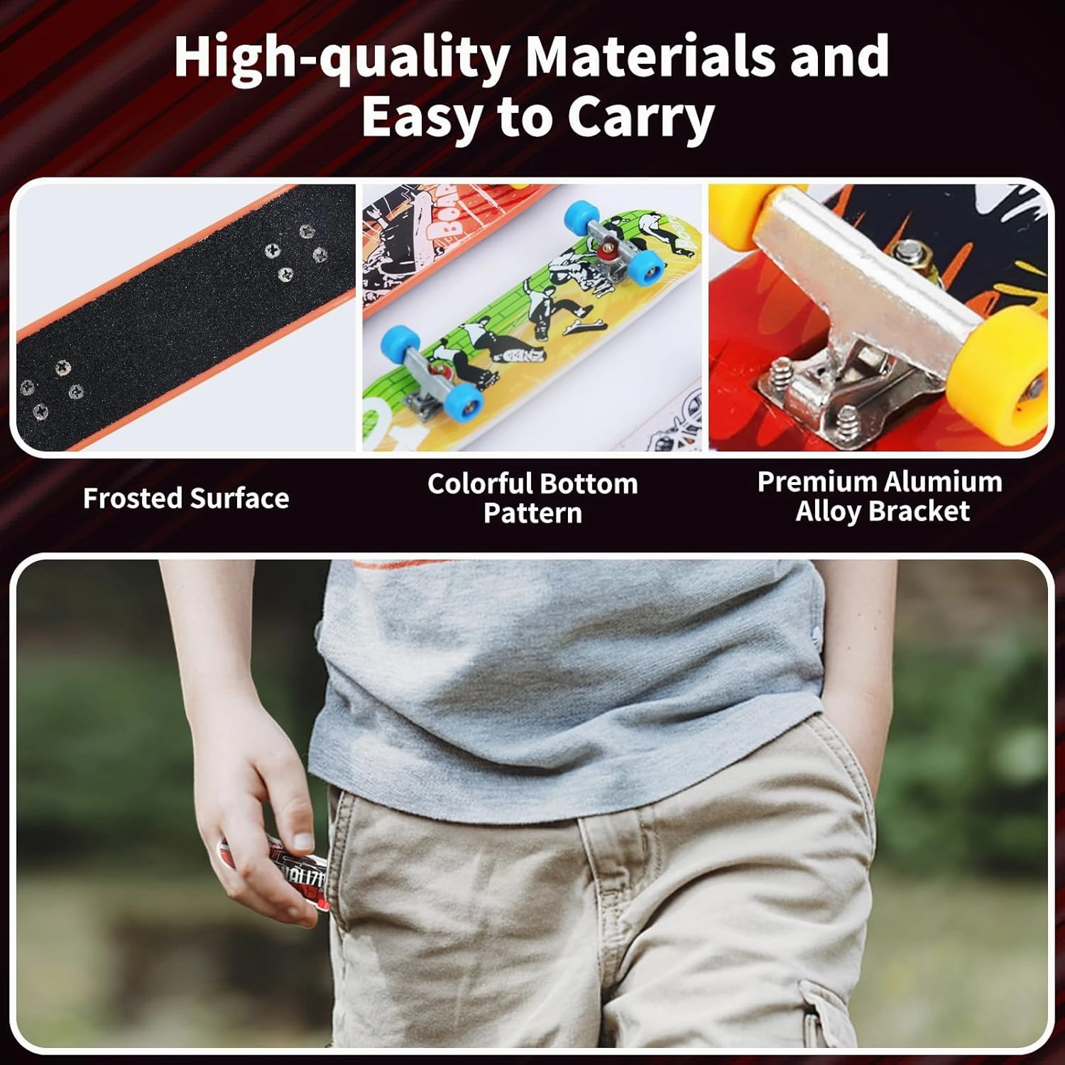 Finger Skateboard Park Ramp Set, 6 in 1 Plus 11 Mini Finger Skatepark for Fingerboards, Finer Skateboard Ramps Toys for Finger Dexterity Training