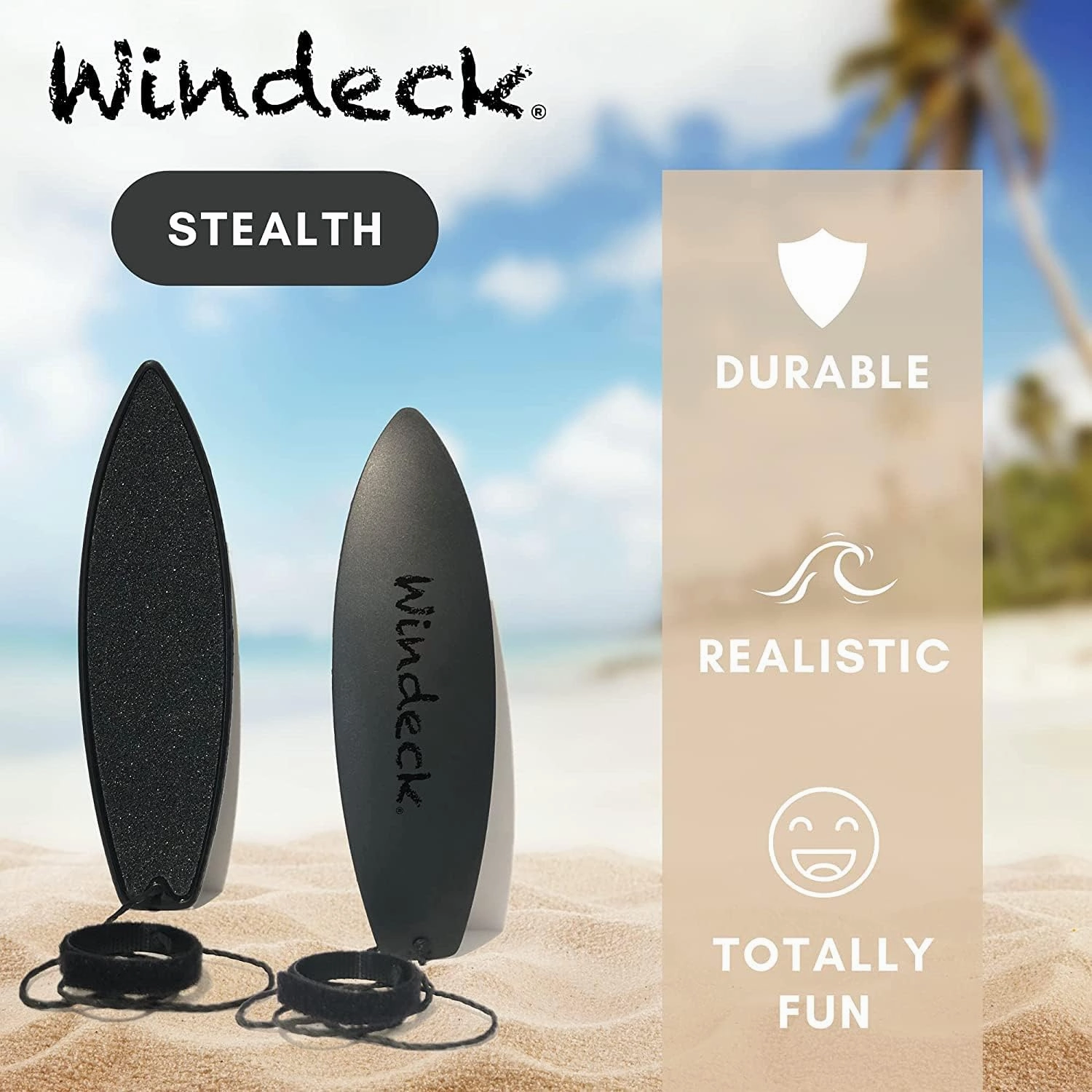 Finger Surfboard – Stealth Mini Hand Surf Toy for Air Surfing Tricks | Grip Tape   Leash | Ride Wind from Cars or Imagination | Fun Road Trip Gift for Skaters & Surfers (Blue, Green, & Red)