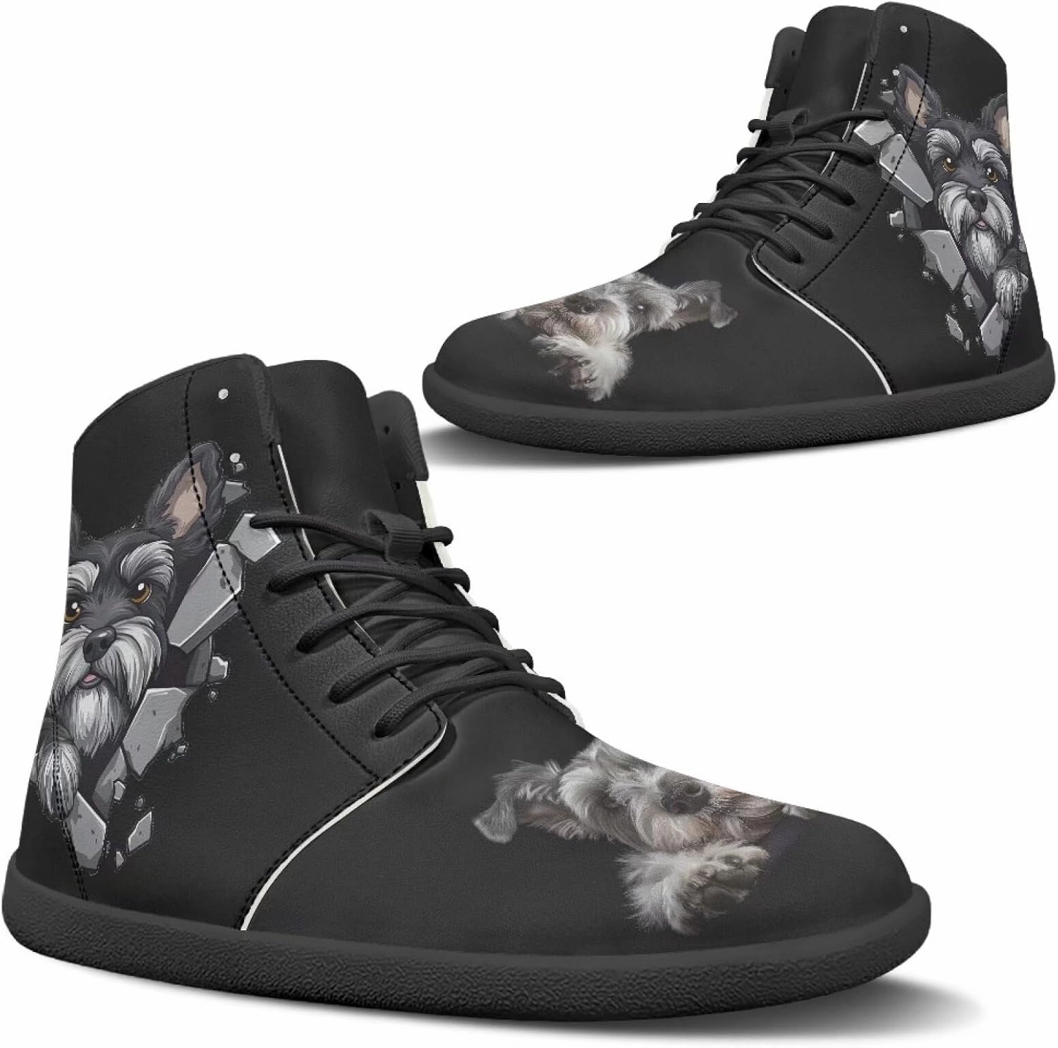Fire Car Pattern Hiking Shoes Womens Outdoor Athletic Sports Shoes Walking Shoes Trail Running Shoes