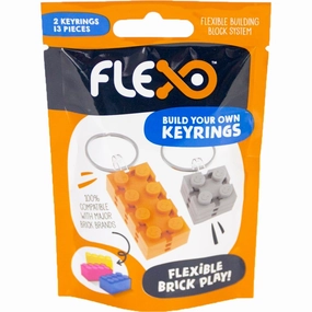 Flexo Key Ring Orange