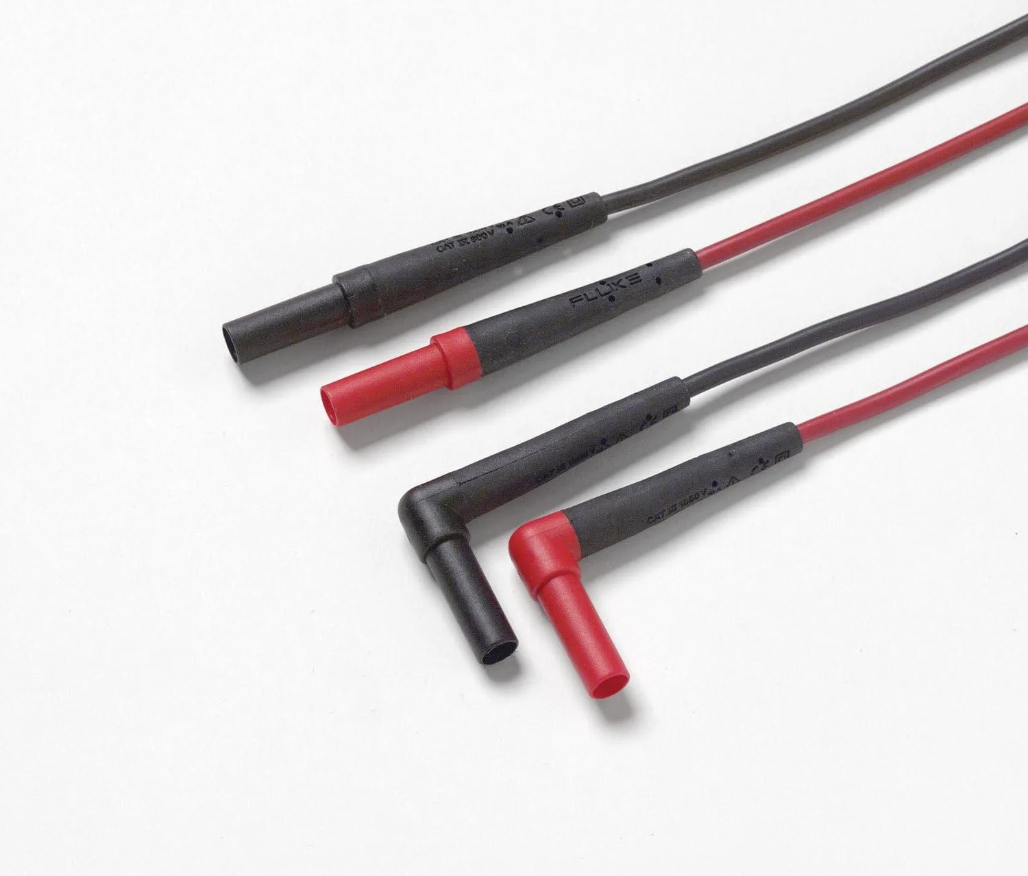 Fluke TL81A Test Lead Set, Deluxe Electronic,Red/Black,Small