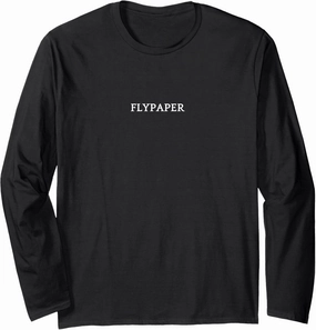 FLYPAPER English Word Apparel Long Sleeve T-Shirt