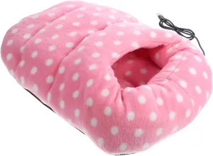Foot Warm Cushion Heated Warmers Comfortable Warming Shoes Heating Shoes Thermal Mat Winter Foot Warmers Winter Feet Warmer Hand Warmer Short Plush Warm Pad Office Portable