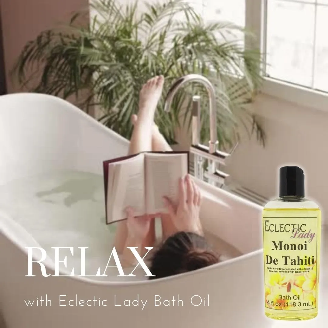 Fruit Rings Bath Oil by Eclectic Lady - Scented Bath Oil - Relaxing & Moisturizing Bathing Oil - Fragrance Body Oil For Dry & Rough Sensitive Skin - Body Daily Nourishing Shower Oil (4 oz)