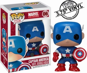 Funko Marvel Captain America Pop Vinyl Figure,Multi,3.75 inches
