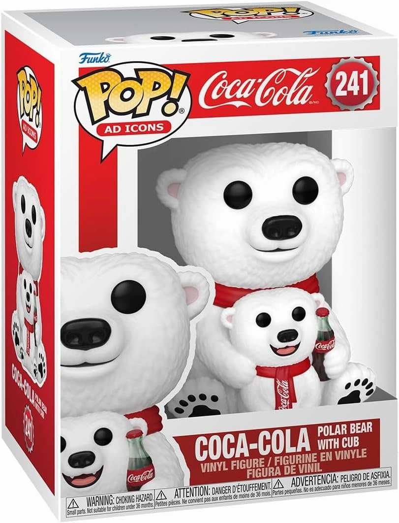 Funko POP & Buddy: Coca Cola Polar Bear-Cola - Bear & Cub - Collectable Vinyl Figure - Gift Idea - Official Merchandise - for Kids & Adults - Ad Icons Fans - Model Figure for Collectors and Display
