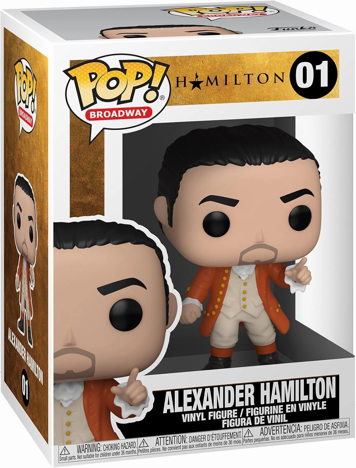 Funko POP Broadway: Hamilton - Alexander Hamilton Collectible Vinyl Figure, Multicolor