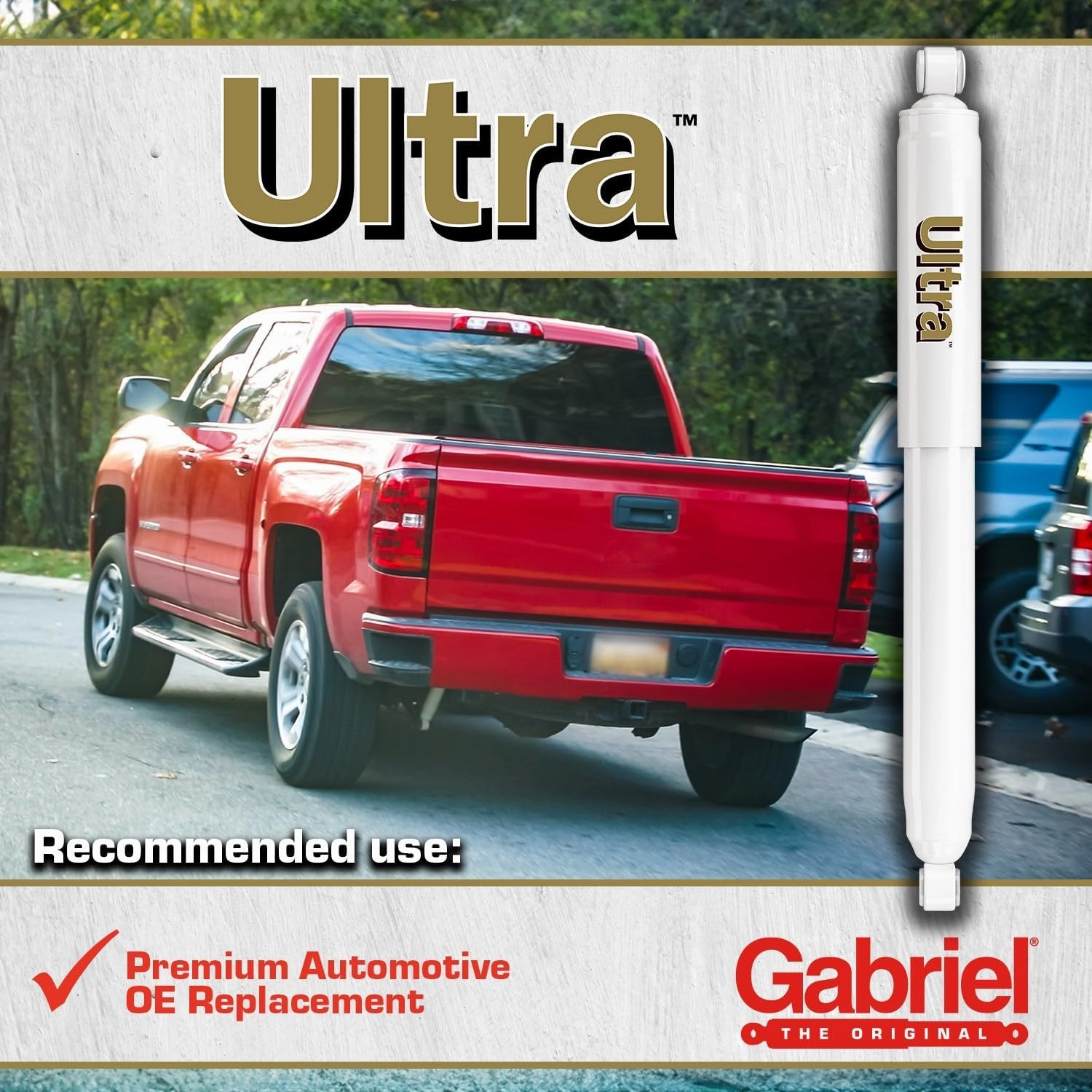 Gabriel G63494 Ultra Truck Rear Shock Absorbers for 84-89 Toyota 4Runner, 84-95 Toyota Pickup 4WD, 95-04 Toyota Tacoma 4WD, 98-04 Toyota Tacoma Pre Runner RWD (1 Pack)