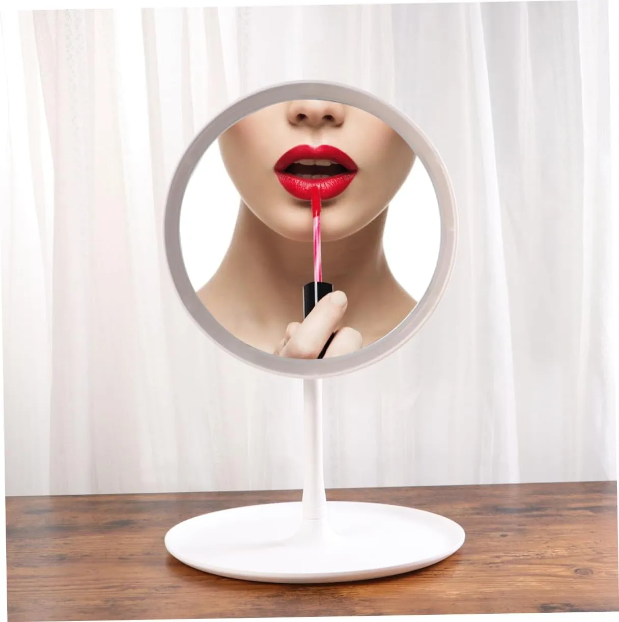 Girls Makeup Mirror Lighted Cosmetic Mirror LED Cosmetic Mirror LED Vanity Mirror Tabletop Mirror Makeup vanit