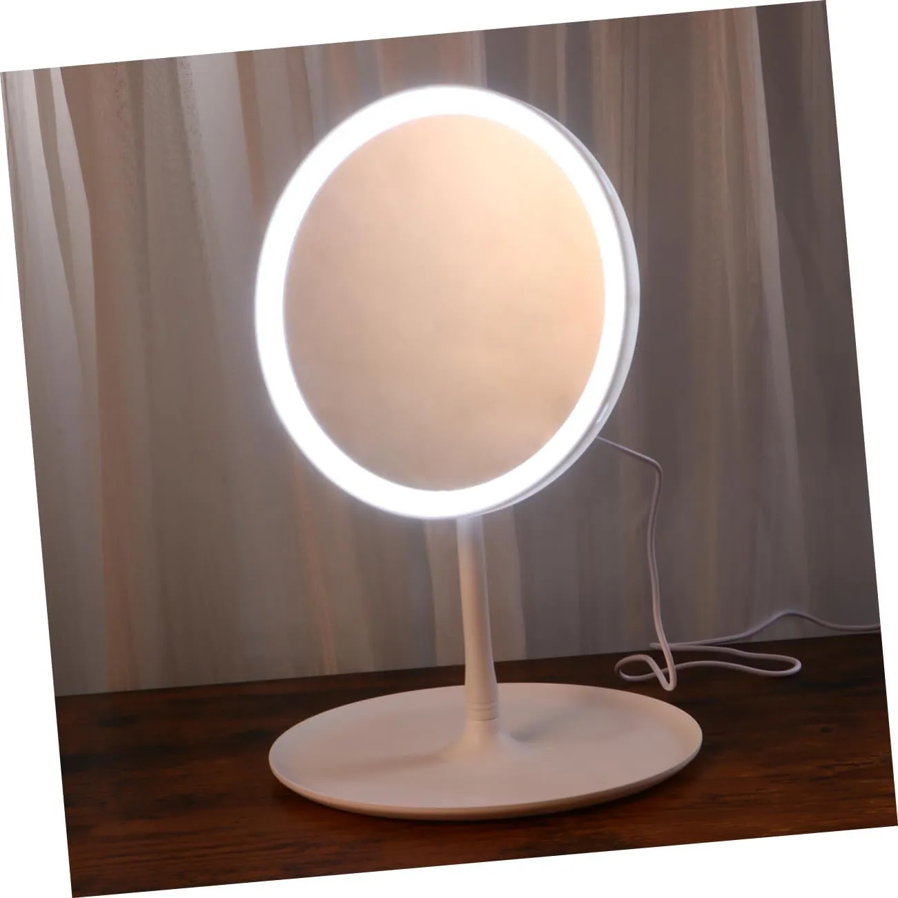 Girls Makeup Mirror Lighted Cosmetic Mirror LED Cosmetic Mirror LED Vanity Mirror Tabletop Mirror Makeup vanit