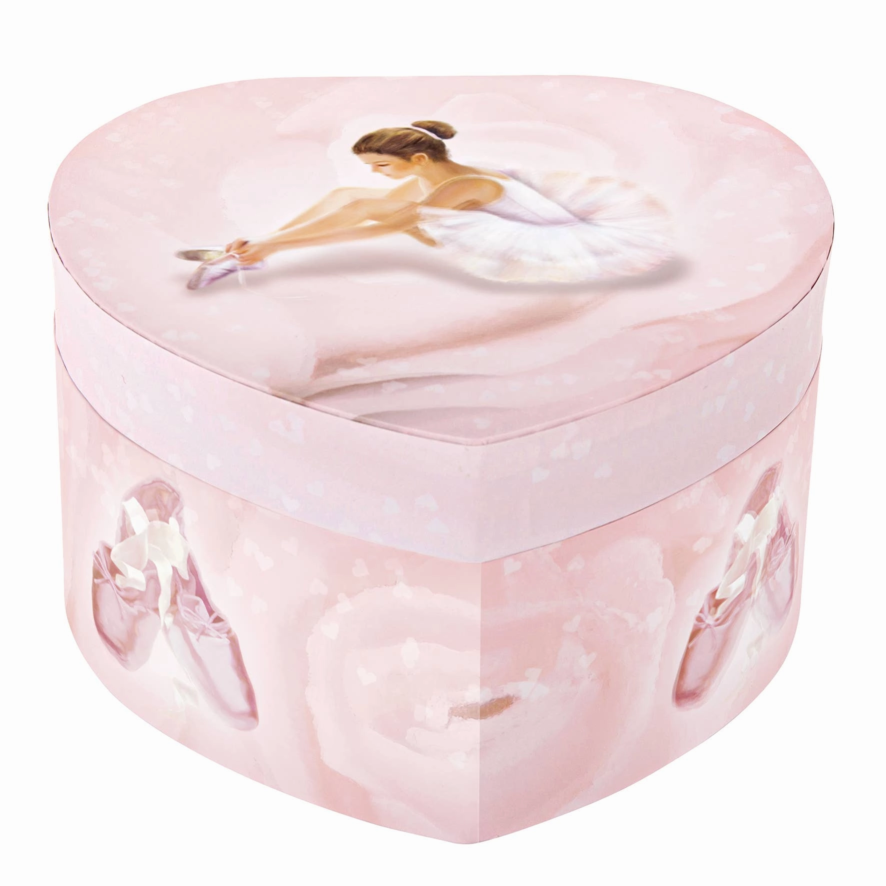 Glow-in-the-Dark Heart Music Box Ballerina